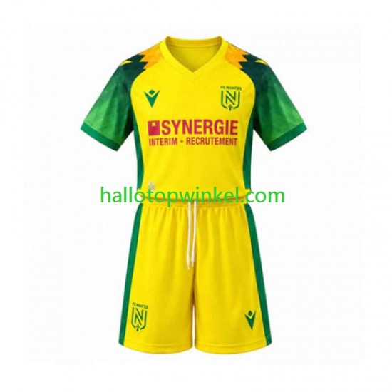 Nantes Voetbalshirt Kleuters/Kids Thuis Tenue 2026-2027 Korte Mouw