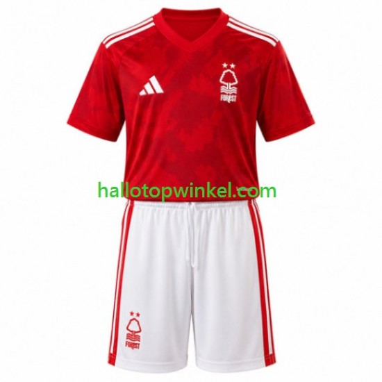 Nottingham Forest Voetbalshirt Kleuters/Kids Thuis Tenue 2026-2027 Korte Mouw
