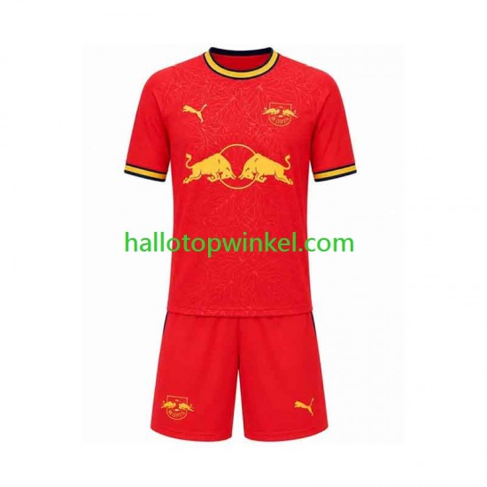 RB Leipzig Voetbalshirt Kleuters/Kids Uit Tenue 2026-2027 Korte Mouw