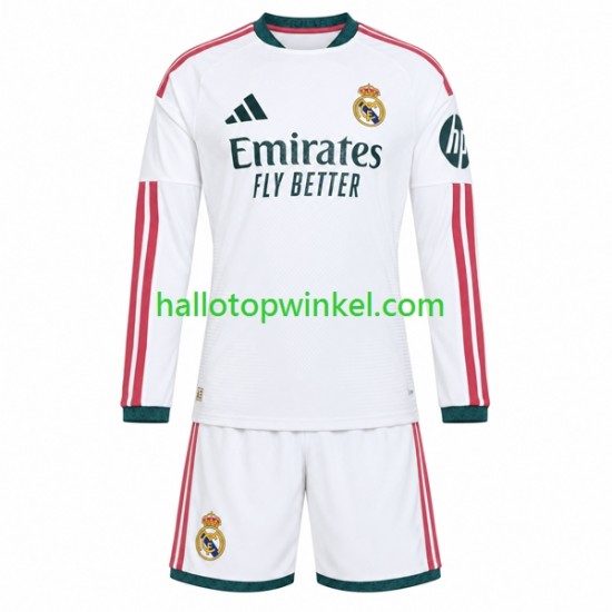 Real Madrid Voetbalshirt Kleuters/Kids Thuis Tenue 2026-2027 Lange Mouw