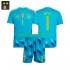 Spanje Voetbalshirt David Raya 1 Doelman Kleuters/Kids Thuis Tenue 2026-2027 Korte Mouw