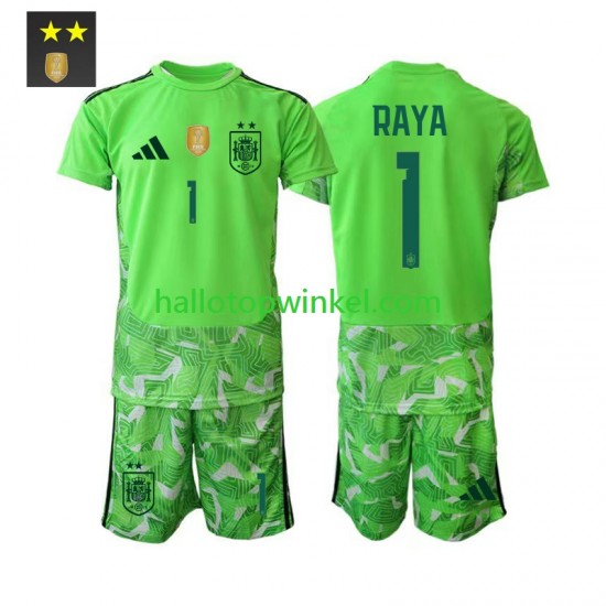 Spanje Voetbalshirt David Raya 1 Doelman Kleuters/Kids Derde Tenue 2026-2027 Korte Mouw