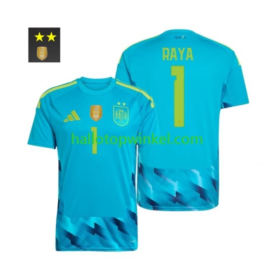 Spanje Voetbalshirt David Raya 1 Doelman Heren Thuis Tenue 2026-2027 Korte Mouw