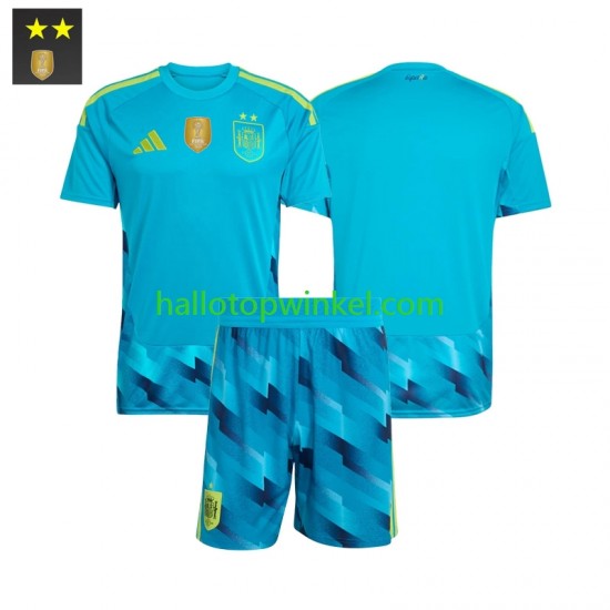 Spanje Voetbalshirt Doelman Kleuters/Kids Thuis Tenue 2026-2027 Korte Mouw