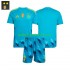 Spanje Voetbalshirt Doelman Kleuters/Kids Thuis Tenue 2026-2027 Korte Mouw