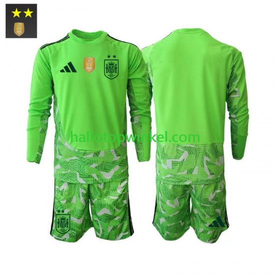 Spanje Voetbalshirt Doelman Kleuters/Kids Derde Tenue 2026-2027 Lange Mouw