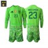 Spanje Voetbalshirt Unai Simon 23 Doelman Kleuters/Kids Derde Tenue 2026-2027 Lange Mouw