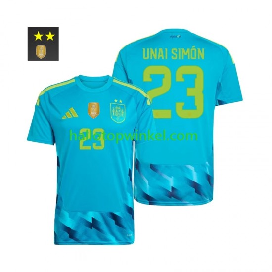 Spanje Voetbalshirt Unai Simon 23 Doelman Heren Thuis Tenue 2026-2027 Korte Mouw