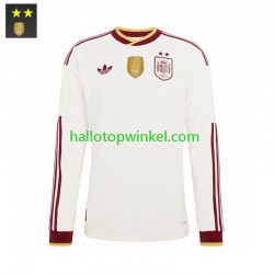 Spanje Voetbalshirt Heren Uit Tenue 2026-2027 Lange Mouw