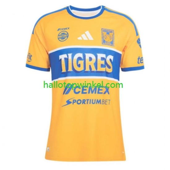 Tigres UANL Voetbalshirt Heren Thuis Tenue 2026-2027 Korte Mouw