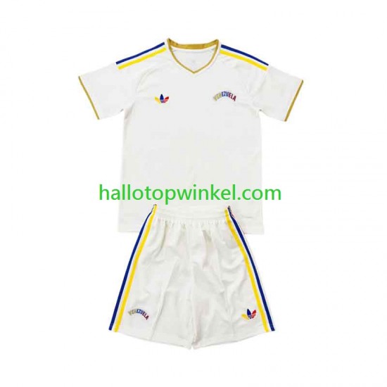 Venezuela Voetbalshirt Kleuters/Kids Uit Tenue 2026 Korte Mouw