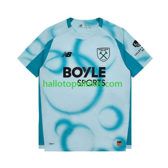 West Ham United Voetbalshirt Heren Derde Tenue 2026-2027 Korte Mouw
