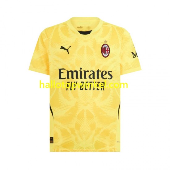 AC Milan Voetbalshirt Doelman Heren Uit Tenue 2024-2025 Korte Mouw