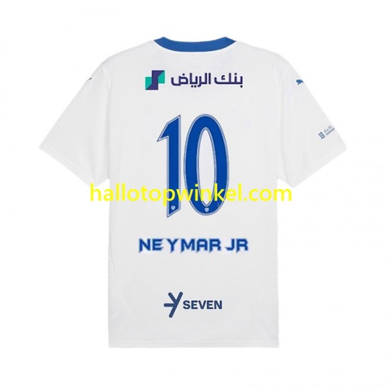Voetbalshirt Al Hilal Neymar JR 10 Heren Uit Tenue 2024-2025 Korte Mouw