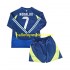 Voetbalshirt Al Nassr Cristiano Ronaldo 7 Kleuters/Kids Uit Tenue 2024-2025 Lange Mouw