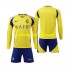 Voetbalshirt Al Nassr Kleuters/Kids Thuis Tenue 2024-2025 Lange Mouw