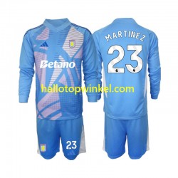 Aston Villa Voetbalshirt Emiliano Martinez 23 Doelman Kleuters/Kids Derde Tenue 2024-2025 Lange Mouw