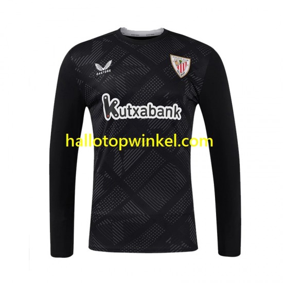 Athletic Bilbao Voetbalshirt Doelman Heren Thuis Tenue 2024-2025 Lange Mouw