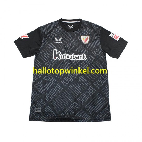 Athletic Bilbao Voetbalshirt Doelman Heren Thuis Tenue 2024-2025 Korte Mouw