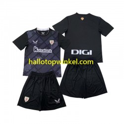 Athletic Bilbao Voetbalshirt Doelman Kleuters/Kids Thuis Tenue 2024-2025 Korte Mouw