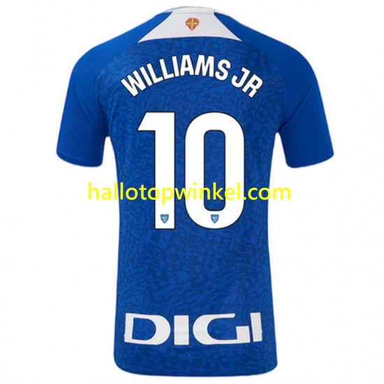 Athletic Bilbao Voetbalshirt Williams JR 10 Heren Uit Tenue 2024-2025 Korte Mouw