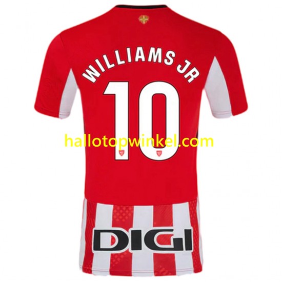 Athletic Bilbao Voetbalshirt Williams JR 10 Heren Thuis Tenue 2024-2025 Korte Mouw