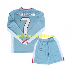 Atlético Madrid Voetbalshirt Antoine Griezmann 7 Kleuters/Kids Uit Tenue 2024-2025 Lange Mouw