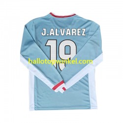 Atlético Madrid Voetbalshirt Julian Alvarez 19 Heren Uit Tenue 2024-2025 Lange Mouw
