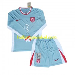 Atlético Madrid Voetbalshirt Julian Alvarez 19 Kleuters/Kids Uit Tenue 2024-2025 Lange Mouw