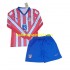 Atlético Madrid Voetbalshirt Kleuters/Kids Thuis Tenue 2024-2025 Lange Mouw