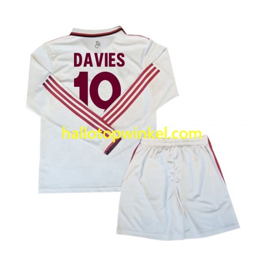 FC Bayern München Voetbalshirt Davies 19 Kleuters/Kids Derde Tenue 2024-2025 Lange Mouw