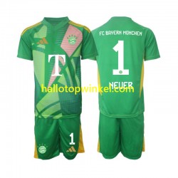 FC Bayern München Voetbalshirt Manuel Neuer 1 Doelman Kleuters/Kids Vierde Tenue 2024-2025 Korte Mouw
