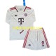 FC Bayern München Voetbalshirt Kane 9 Kleuters/Kids Derde Tenue 2024-2025 Lange Mouw