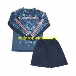 FC Bayern München Voetbalshirt Kleuters/Kids Uit Tenue 2024-2025 Lange Mouw