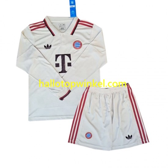 FC Bayern München Voetbalshirt Kleuters/Kids Derde Tenue 2024-2025 Lange Mouw