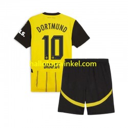 Borussia Dortmund Voetbalshirt Julian Brandt 10 Kleuters/Kids Thuis Tenue 2024-2025 Korte Mouw