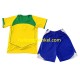Brazilië Voetbalshirt Retro Kleuters/Kids Thuis Tenue 2004 Korte Mouw