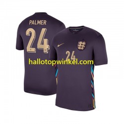 Engeland Voetbalshirt Cole Palmer 24 Heren Uit Tenue 2024 Korte Mouw