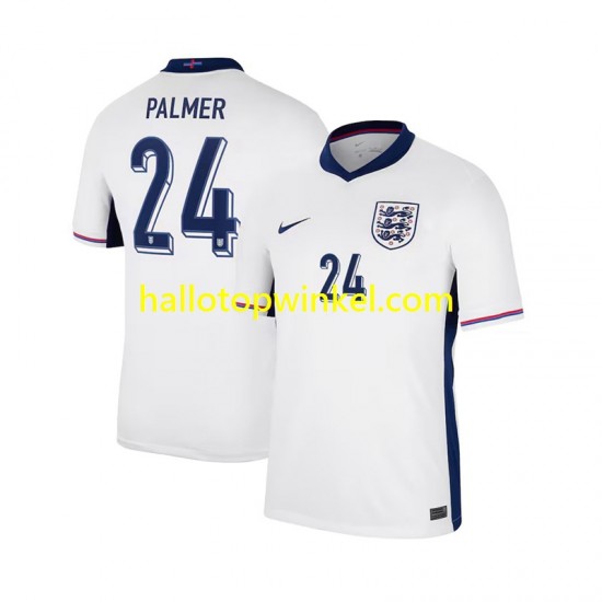 Engeland Voetbalshirt Cole Palmer 24 Heren Thuis Tenue 2024 Korte Mouw
