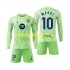 FC Barcelona Voetbalshirt Lionel Mess 10 Kleuters/Kids Derde Tenue 2024-2025 Lange Mouw
