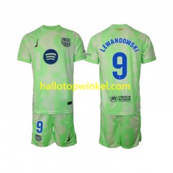 FC Barcelona Voetbalshirt Robert Lewandowski 9 Kleuters/Kids Derde Tenue 2024-2025 Korte Mouw