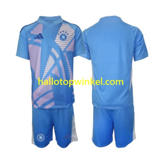 Duitsland Voetbalshirt Doelman Kleuters/Kids Vierde Tenue 2024-2025 Korte Mouw