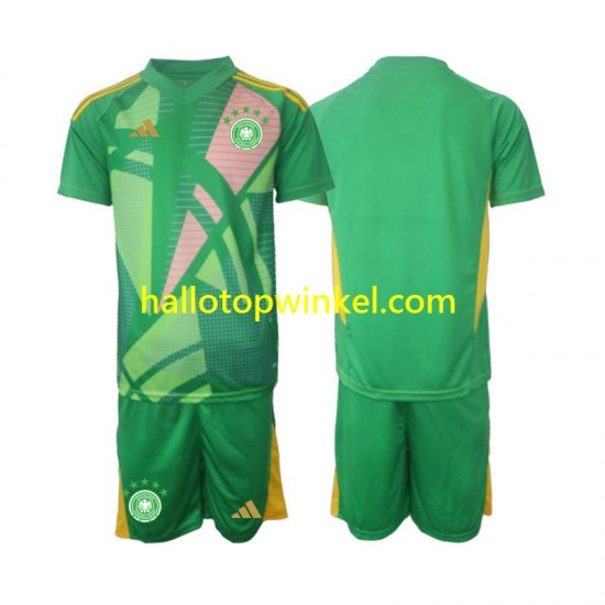 Duitsland Voetbalshirt Doelman Kleuters/Kids Derde Tenue 2024-2025 Korte Mouw