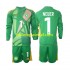 Duitsland Voetbalshirt Manuel Neuer 1 Doelman Kleuters/Kids Derde Tenue 2024-2025 Lange Mouw