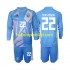 Duitsland Voetbalshirt Ter Stegen 22 Doelman Kleuters/Kids Vierde Tenue 2024-2025 Lange Mouw