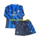 Inter Milan Voetbalshirt Kleuters/Kids Thuis Tenue 2024-2025 Lange Mouw