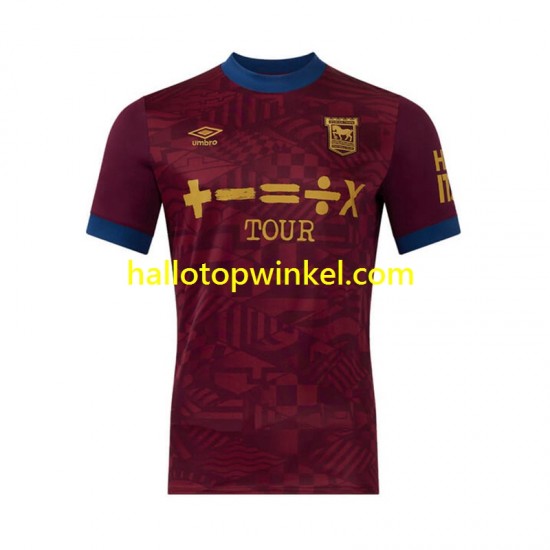 Voetbalshirt Ipswich Town Heren Uit Tenue 2024-2025 Korte Mouw