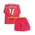 Liverpool Voetbalshirt Chiesa 14 Kleuters/Kids Thuis Tenue 2024-2025 Lange Mouw