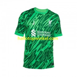 Liverpool Voetbalshirt Doelman Heren Uit Tenue 2024-2025 Korte Mouw