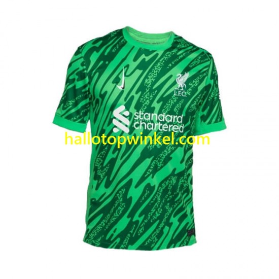 Liverpool Voetbalshirt Doelman Heren Uit Tenue 2024-2025 Korte Mouw